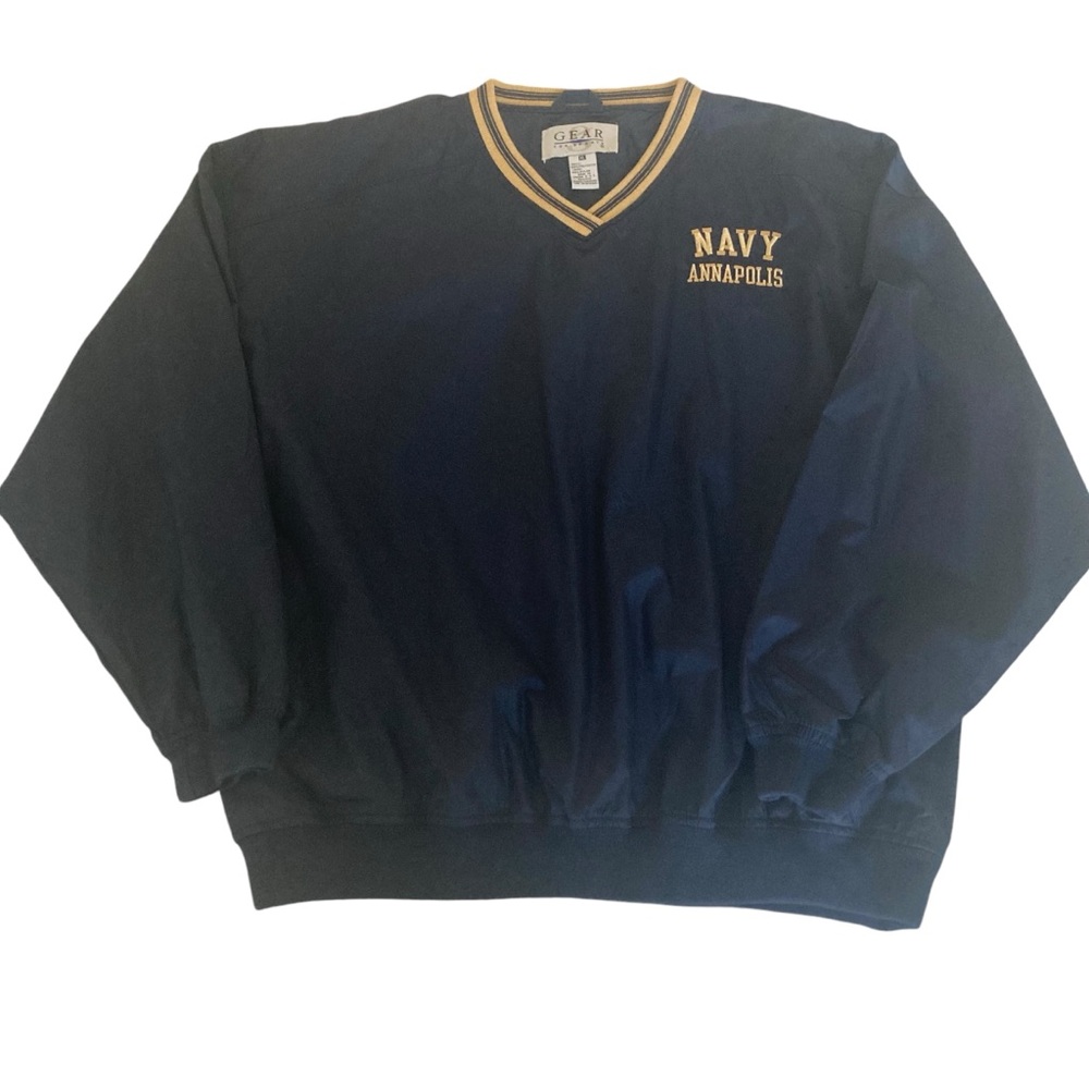 Gear For Sports Zip Up NAVY ANNAPOLIS Pullover Men’s Size XL